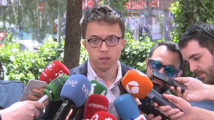 Errejón declara davant els mitjans