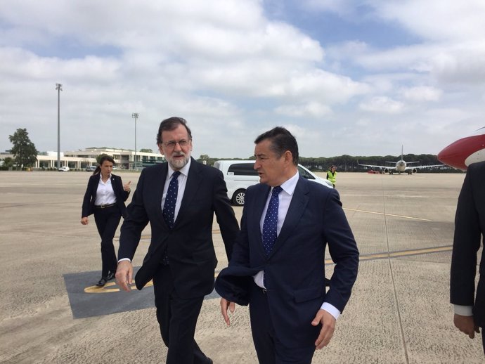 Rajoy, a su llegada este viernes a la provincia de Cádiz