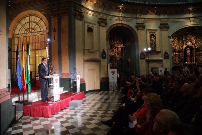 Mariano Rajoy, durante la conferencia