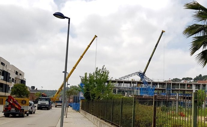 Promoción de viviendas donde ha ocurrido el accidente