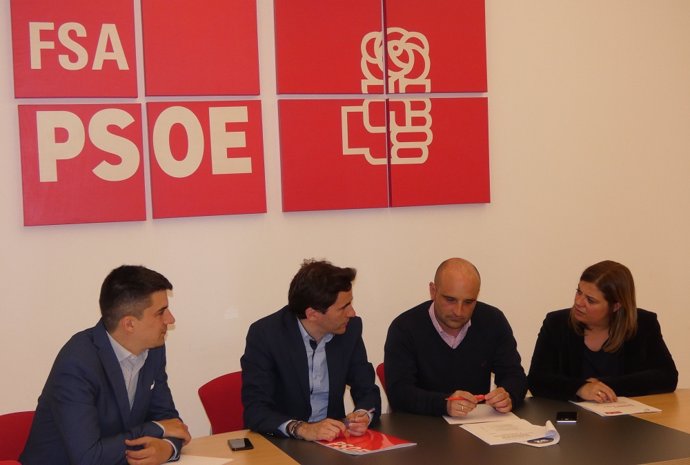 Pedro Casares, en la FSA-PSOE