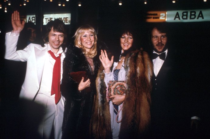 Abba at the premiere of Abba the movie