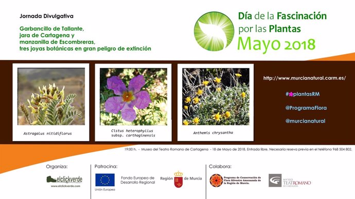 Imagen del cartel de los actos del Día de la Fascinación de las Plantas