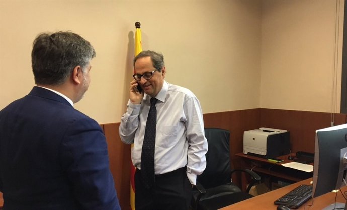 El candidat a la investidura, Quim Torra (JxCat)