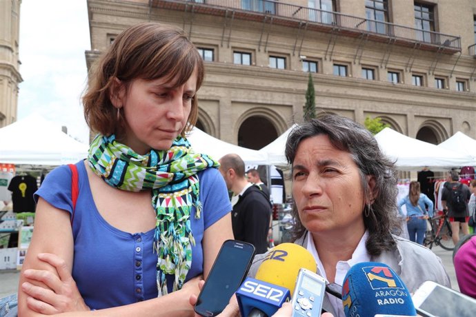 Teresa Artigas y Luisa Broto.