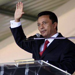  El presidente de Madagascar, Marc Ravalomanana