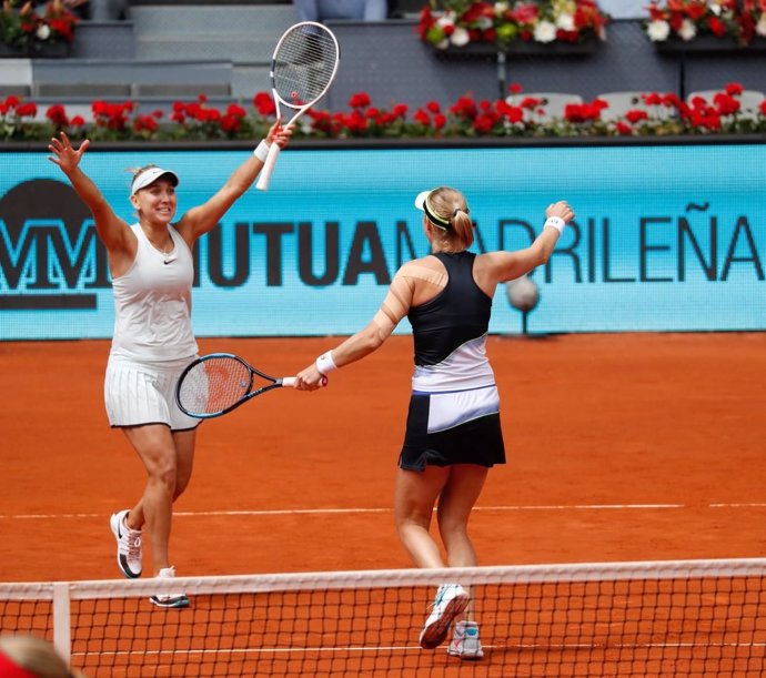 Ekaterina Makarova y Elena Vesnina Mutua Madrid Open