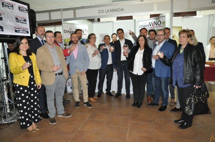 El presidente de la Diputación, José Manuel Caballero, en Almadén