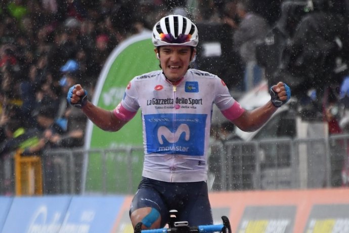 Richard Carapaz octava etapa Giro Italia