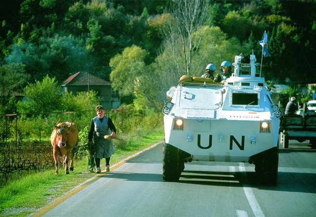 Primeros militares españoles desplegados en Bosnia hace 25 años