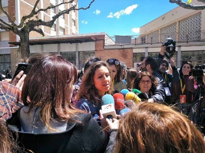 La portavoz del Secretariat Nacional de la CUP, Laia Estrada