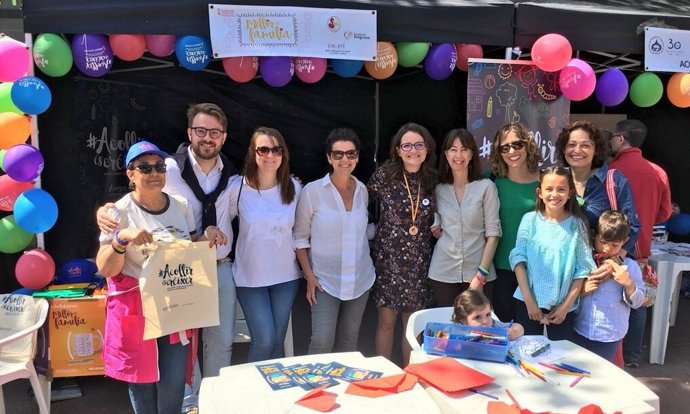 Mónica Oltra durante la celebración del Día de las Familias