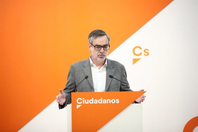 Rueda de prensa del secretario general de Ciudadanos, José Manuel Villegas