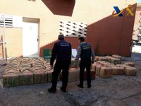 Incautados 2.580 kilos de hachís en Lebrija y detenidos seis presuntos narcotraficantes