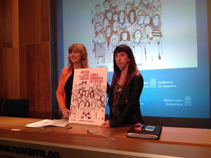 Ana Ollo i Mertxe Leránoz, del Govern de Navarra.