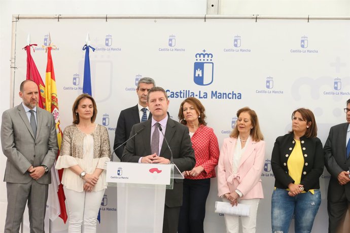 El presidente de Castilla-La Mancha, Emiliano García-Page, en Talavera