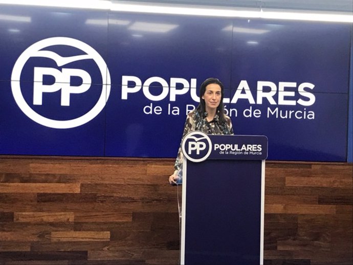 La portavoz del PPRM, Nuria Fuentes