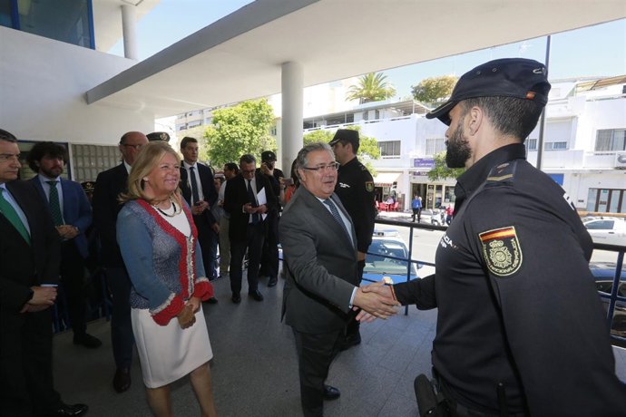 El ministro del Interior, Juan Ignacio Zoido, visita Marbella