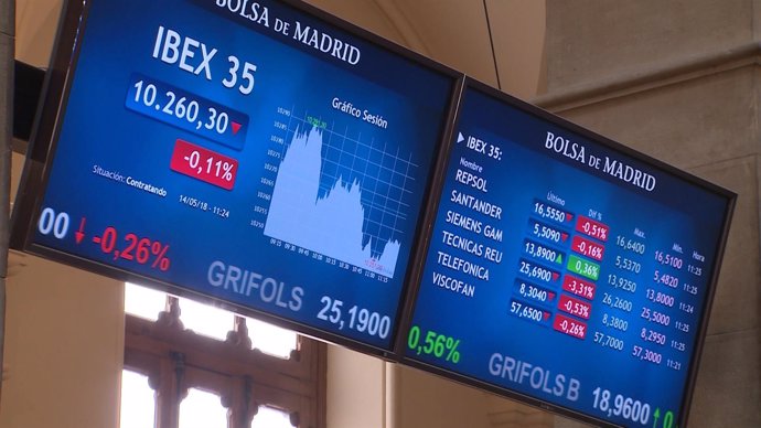 Imágenes de la Bolsa de Madrid