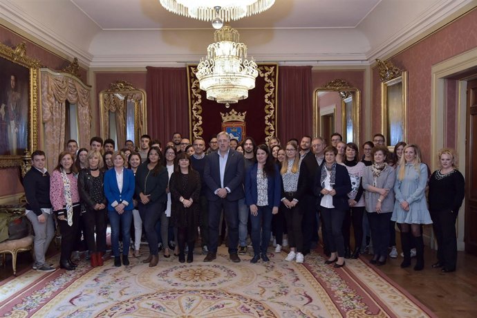Recepción a estudiantes de la Escuela de Negocios de Navarra Foro Europeo