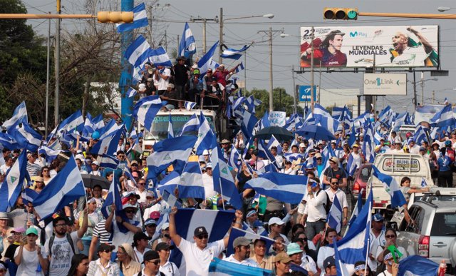 Manifestaciones en Nicaragua contra el Gobierno de Daniel Ortega