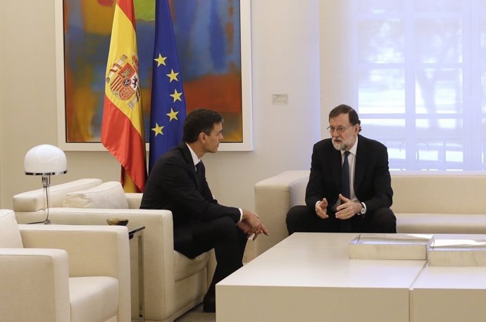 Reunió de Mariano Rajoy i Pedro Sánchez a La Moncloa