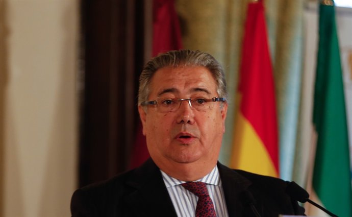 Zoido, aquest dimarts, en un esmorzar informatiu a Sevilla