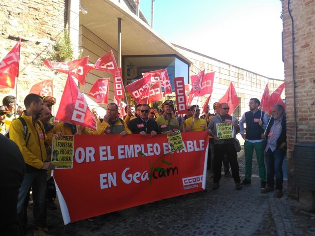 Concentración Geacam en Consejería Agricultura 