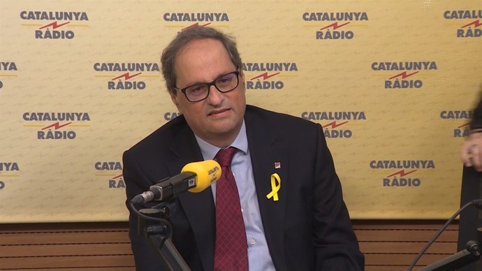 Entrevista al president de la Generalitat, Quim Torra