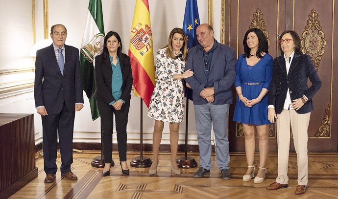Díaz se reúne con la Asociación Andaluza de Víctimas del Terrorismo