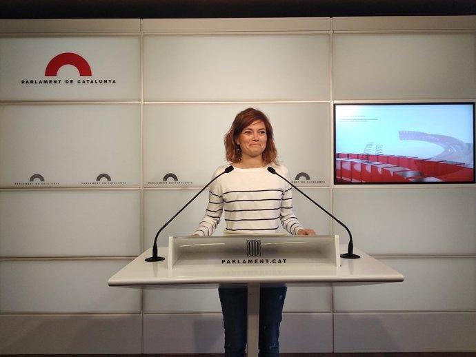 La portaveu de CatECP, Elisenda Alamany