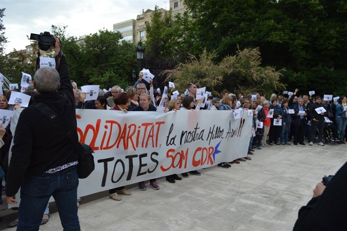 Concentración, este lunes, en protesta por las detenciones de miembros de CDR