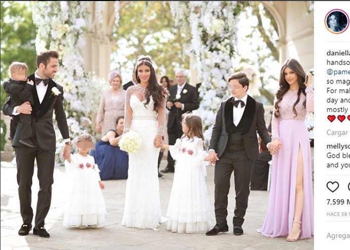 FOTO INSTAGRAM de Cesc Fabregas se casado con Daniella Semaan 