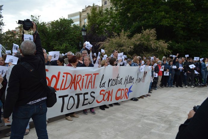 Concentració, aquest dilluns, en protesta per les detencions de membres de CDR