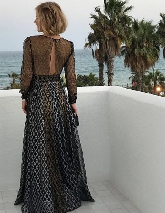 Eugenia Martínez de Irujo con el mismo vestido que llevó Amaia en Eurovisió