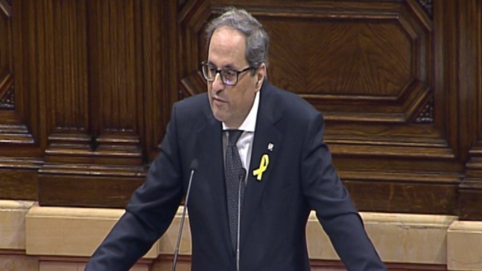 Quim Torra al Parlament (arxiu)