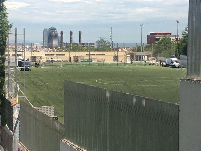Camp de futbol Satalia de Barcelona