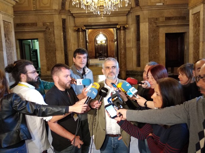 El portaveu de Cs en el Parlament, Carlos Carrizosa
