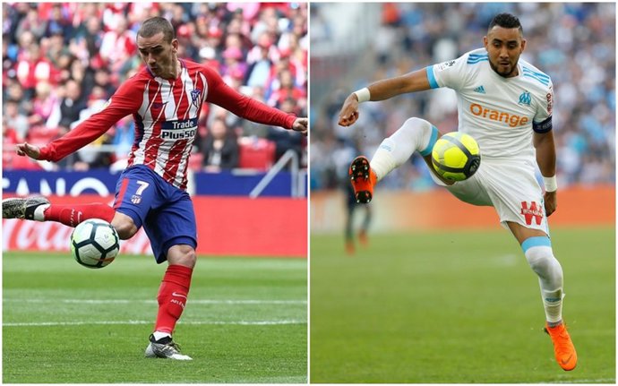 Griezmann (Atlético) y Payet (Olympique Marsella)