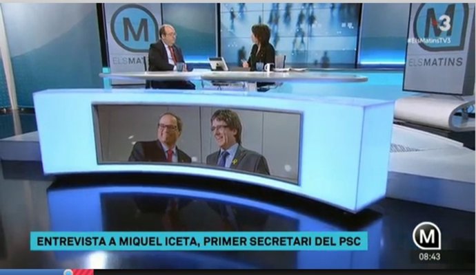 Miquel Iceta a Tv3