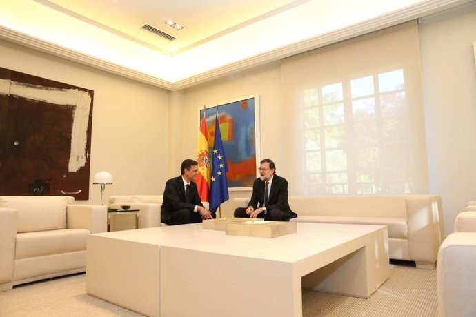 Reunió de Mariano Rajoy i Pedro Sánchez a La Moncloa
