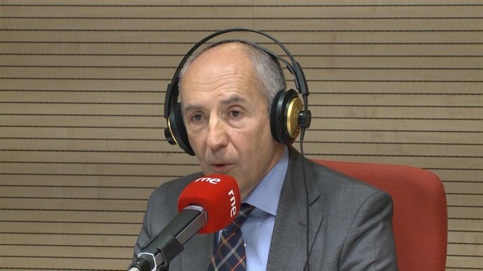Josu Erkoreka en una entrevista para RNE
