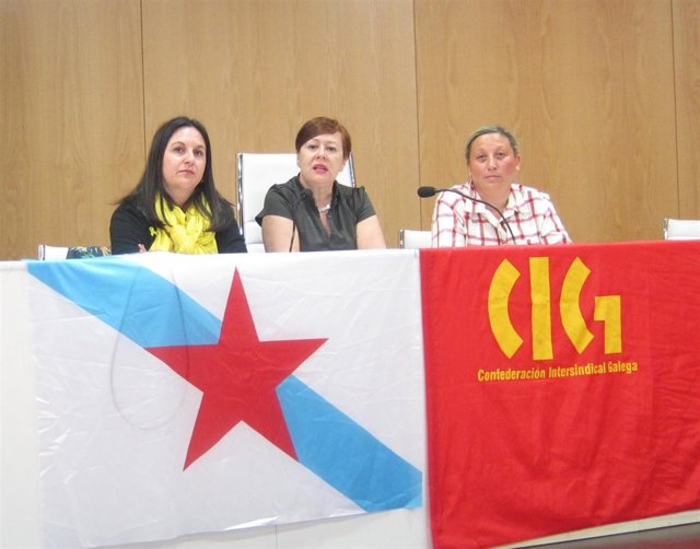 Rueda de prensa de la CIG sobre Inditex