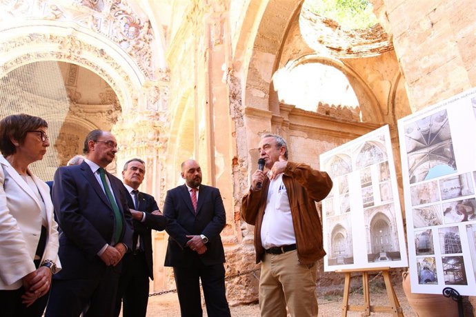 Inauguración de la restauración parcial de la iglesia del Monasterio de Piedra