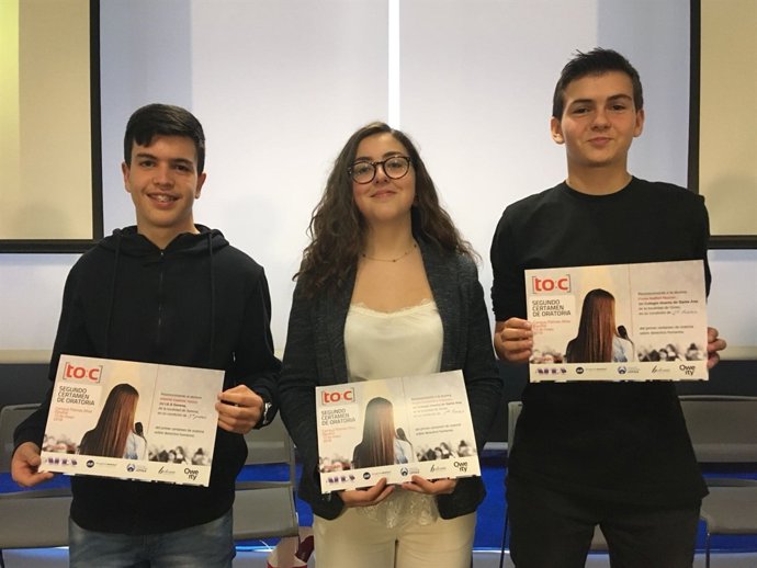Ganadores del  II Certamen de Oratoria TO:C