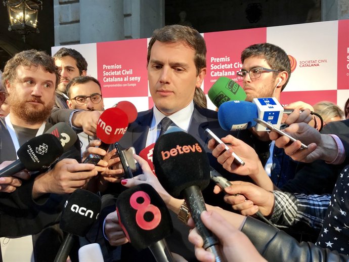 El líder de Cs, Albert Rivera, en una imatge d'arxiu