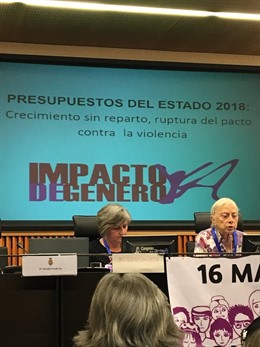 Begoa Sanjosé y Charo Marcos de Impacto de Género en el Congreso
