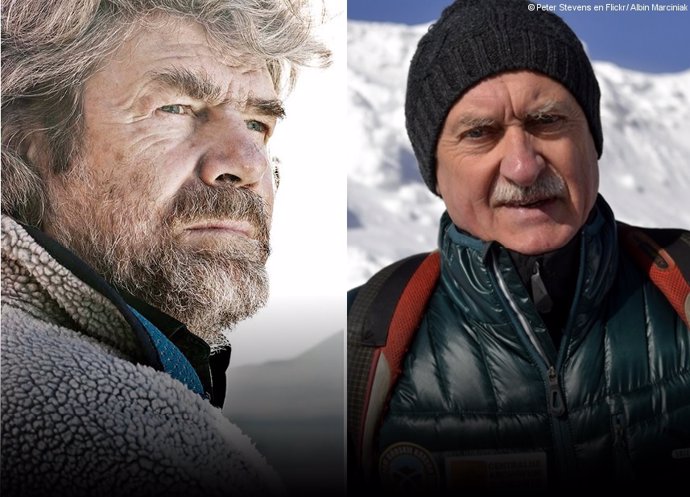 Reinhold Messner y Krzysztof Wielicki