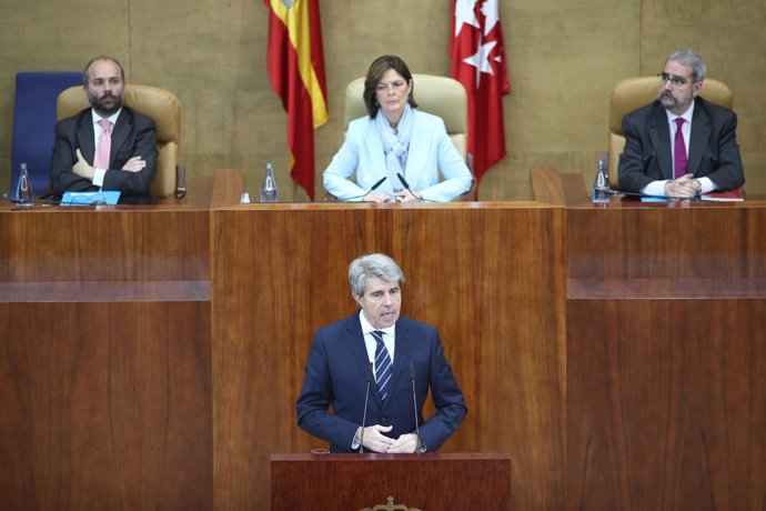 Pleno de investidura de Ángel Garrido como presidente de la Comunidad de Madrid