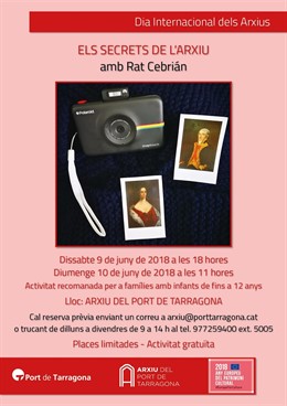 El Archivo del Puerto de Tarragona organiza una actividad de carácter histórico 